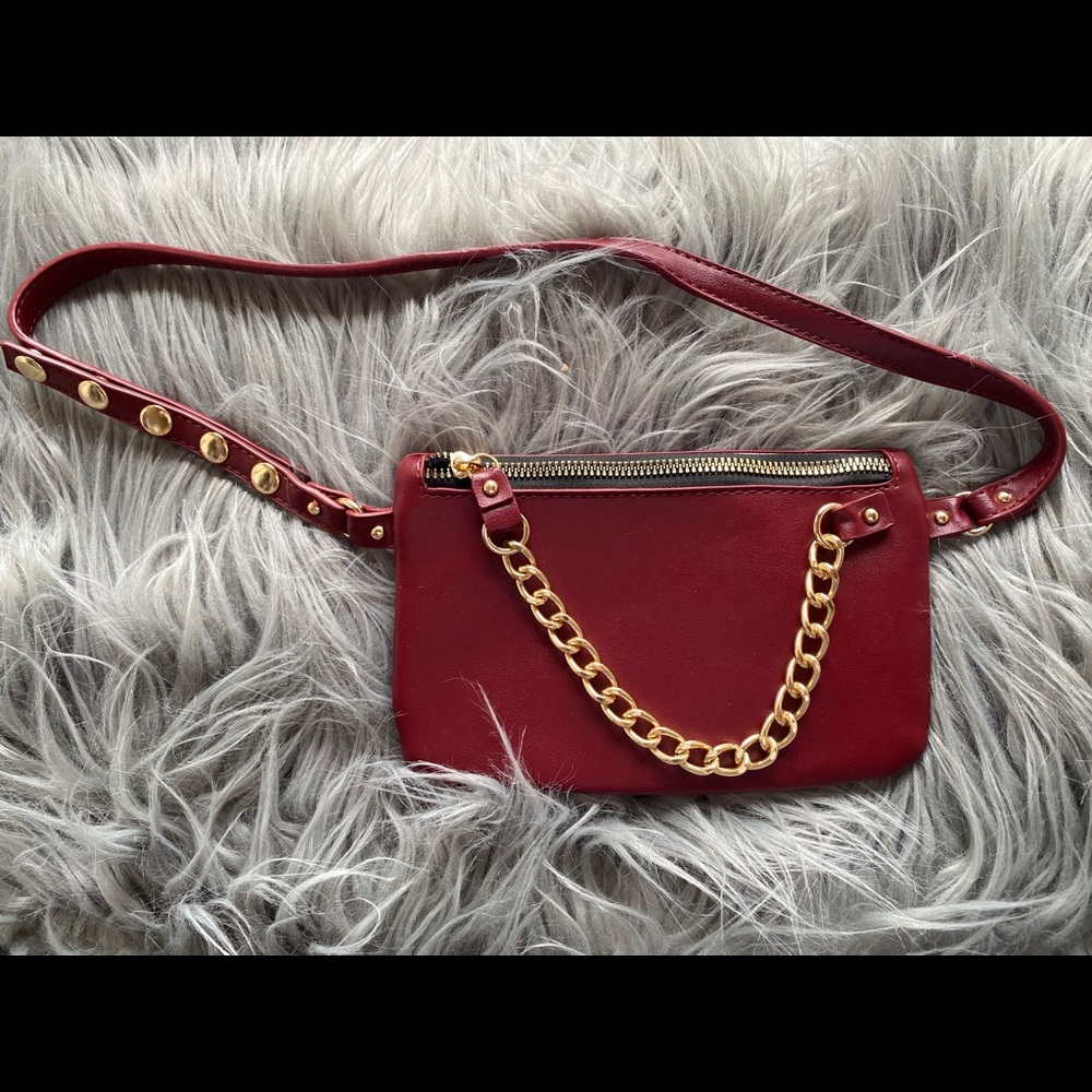 Burgundy Belt Bag